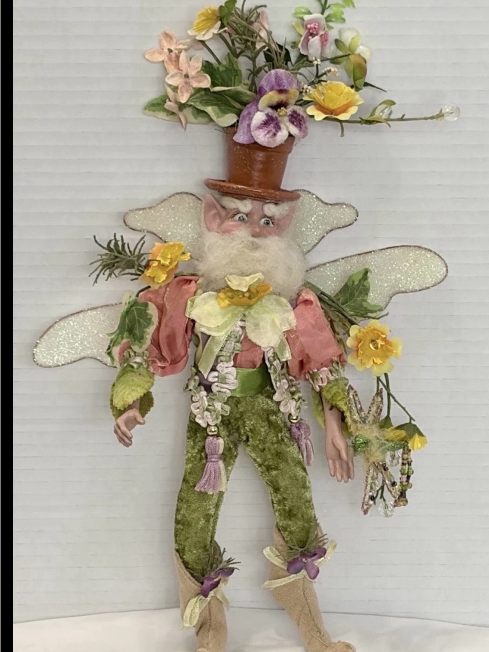 Mark Roberts garden Sprite Fairy 2008 collectible /box 51-81886 limited ed. med